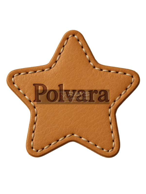 Custom Leather Star Patch