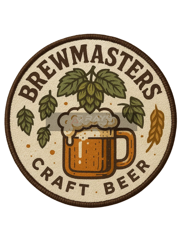 Custom Sublimation Patch Craft Beer