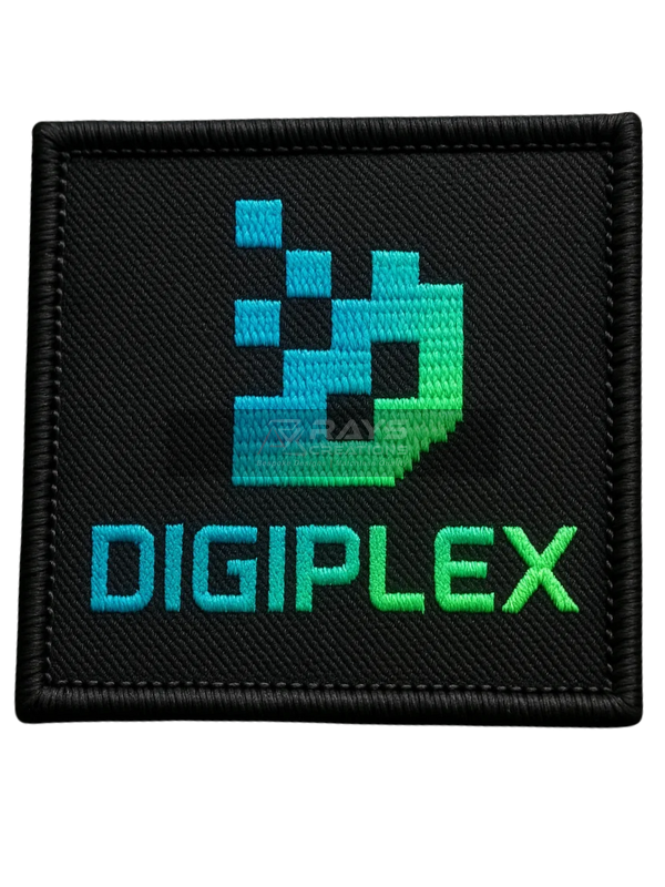 DIGIPLEX Custom Woven Patch Digital Pixel Design