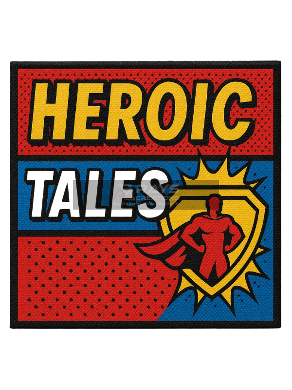Heroic Tales Custom Patch Comic Superhero