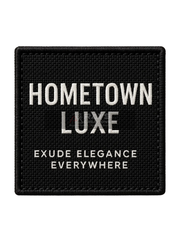 Hometown Luxe Custom Woven Patch
