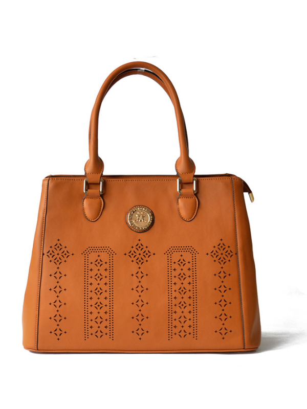 Laser-Cut Design Business & Casual Women's Purse