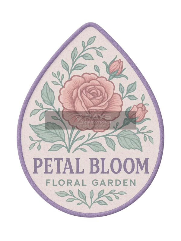 Petal Bloom Sublimation Patch Floral Garden