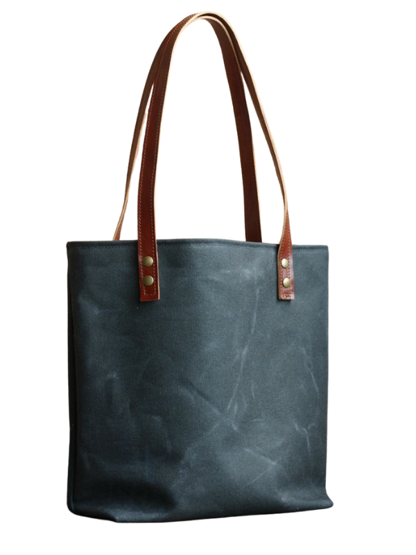 Women's Waxed Canvas Cotton Tote Bag