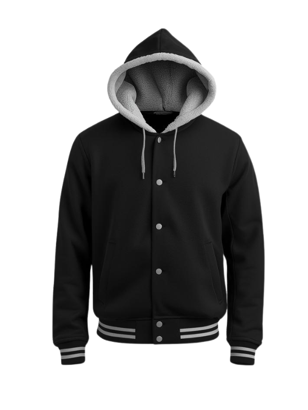 Black Varsity Jacket manufacturer