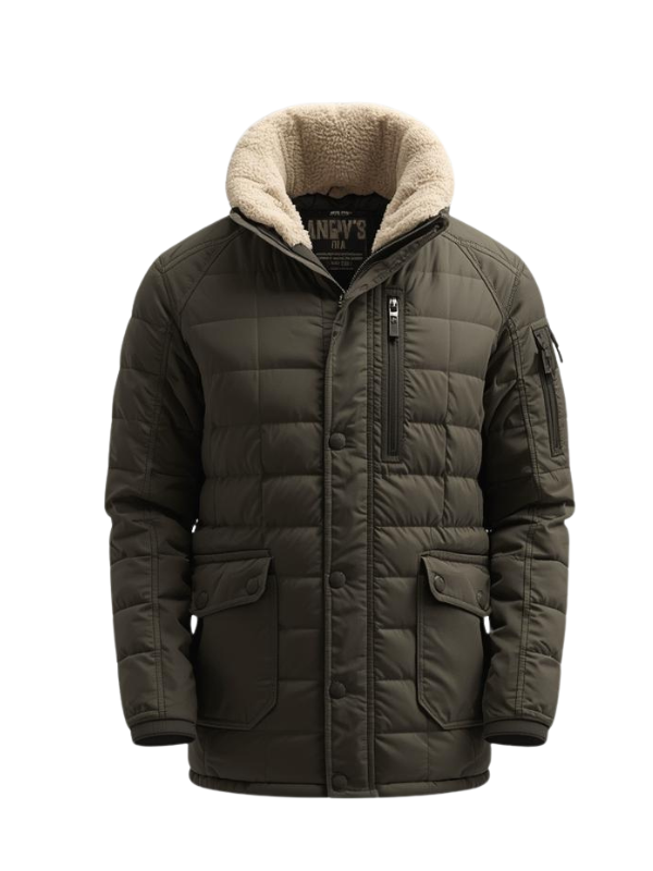 Dark Olive Puffer Jacket manufacturer