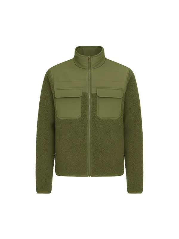 Fleece Hybrid Jacket Wholesale