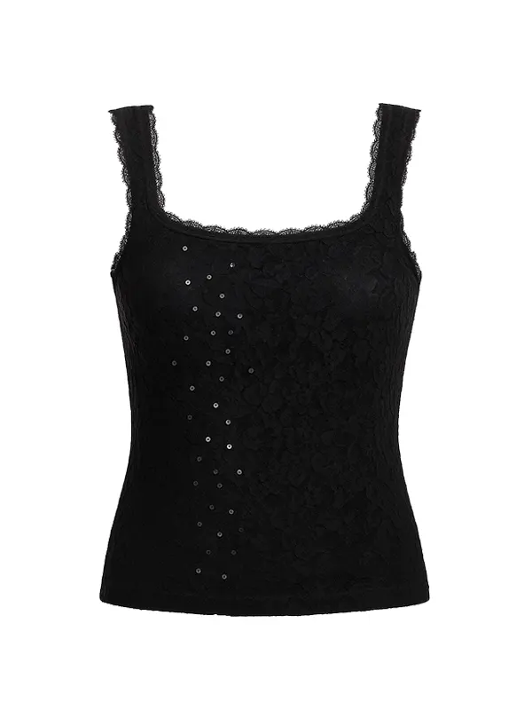 Lace-Embellished Tank Tops manufacturer