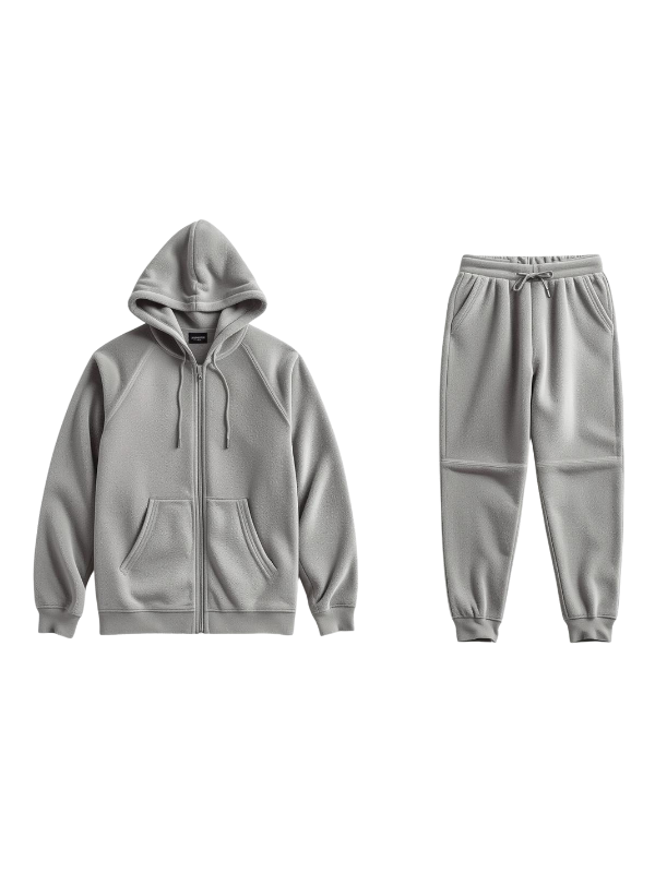 Light Grey Fleece Tracksuit manufacturer