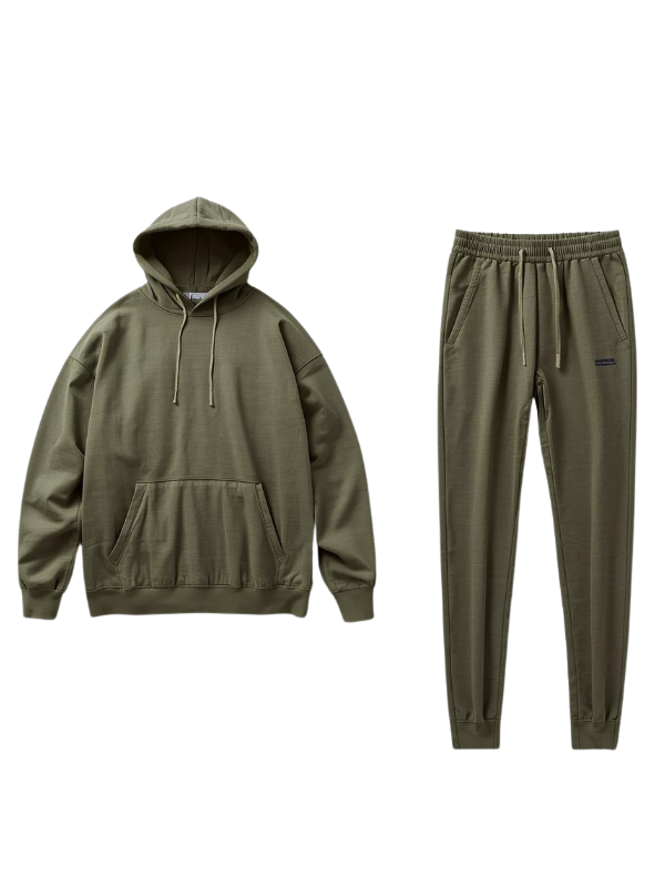 Olive Green Hoodie Tracksuit manufacturer