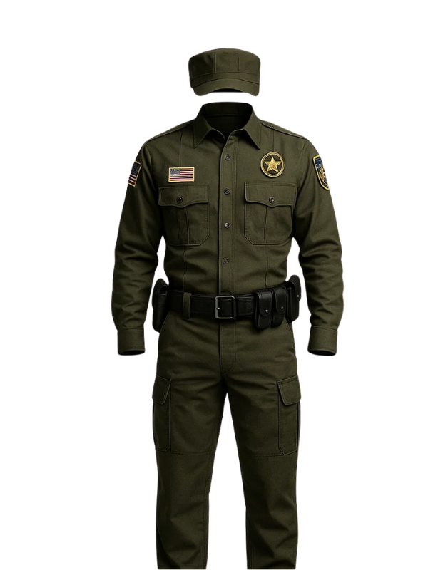 Olive Security Uniform Set wholesale