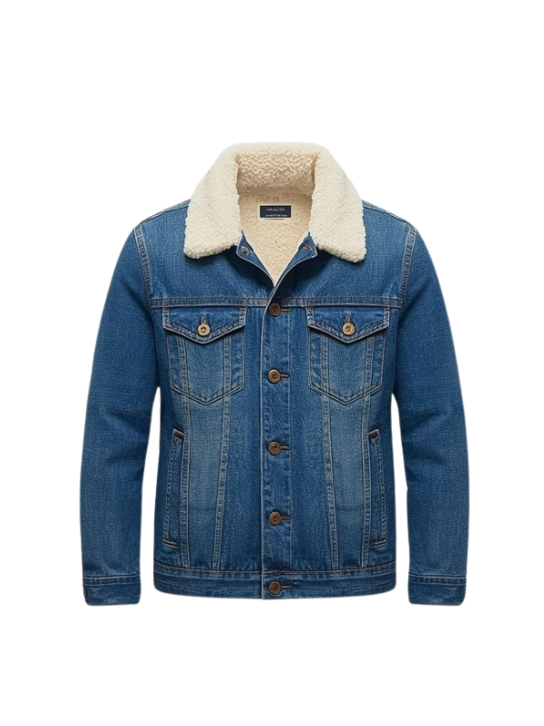 Sherpa-Lined Denim Jacket manufacturer