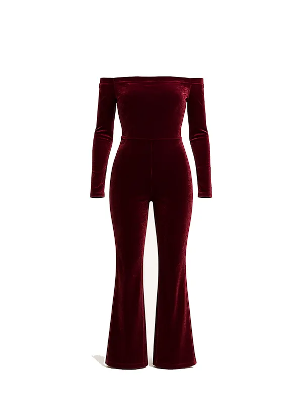Velvet Jumpsuit Wholesale