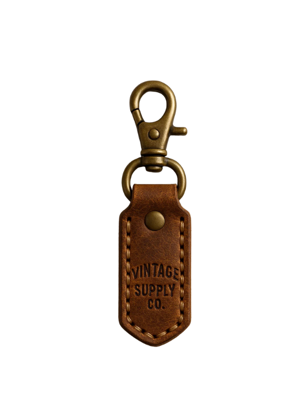 brown leather keychain wholesale