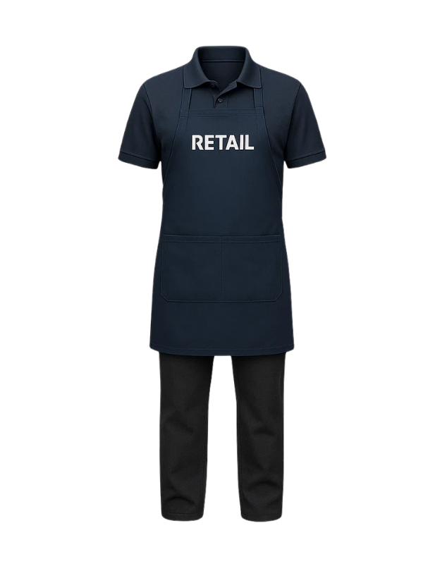 custom Navy Retail Uniform manufacturer