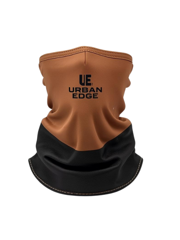 custom Two-Tone Leather Neck Gaiter