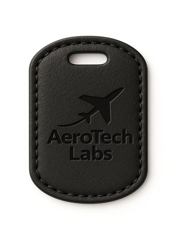 wholesale Black Leather Badge