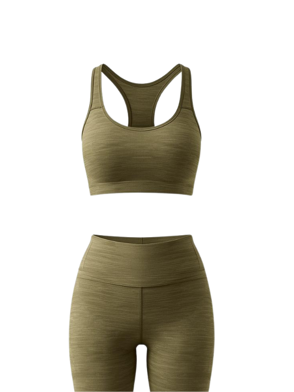 wholesale Olive Green Women’s Gym Set