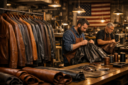 Top 10 Wholesale Leather Garment Manufacturers in the USA