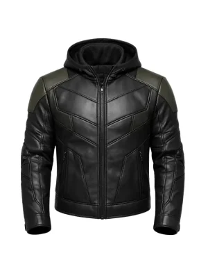 Wholesale Men’s Black Leather Motorcycle Jacket