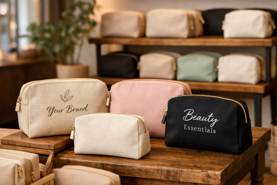 Top 5 Benefits of Ordering Bulk Canvas Cosmetic Bags for Your Boutique
