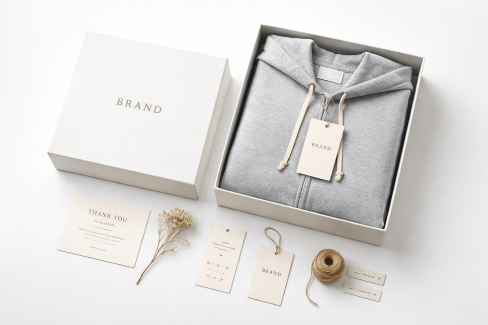 best american clothing companies hoodie packaging branding