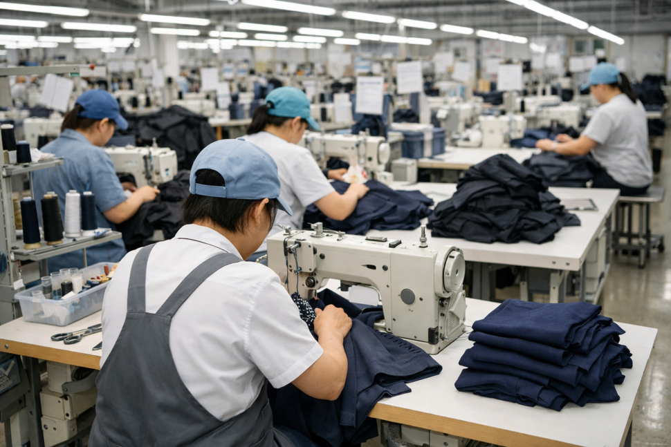 clothing manufacturers in the united states production