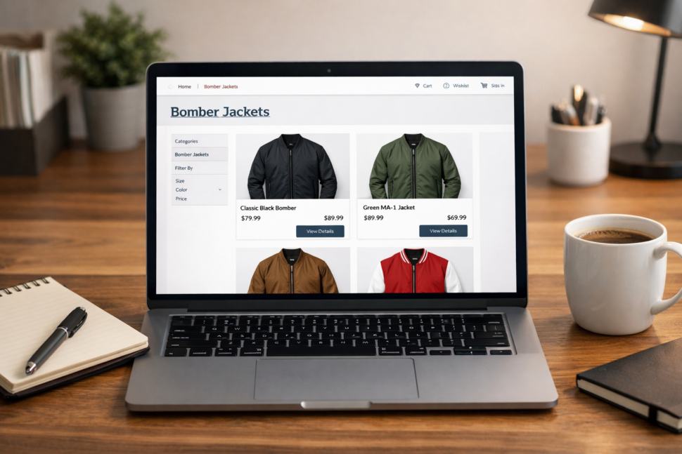 custom bomber jacket embroidery and branding for private label business