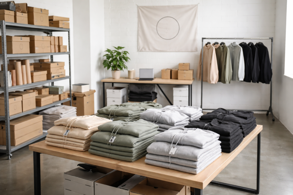 low moq clothing manufacturer small batch hoodie production