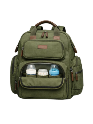 Bulk Canvas Diaper Backpack Travel Friendly Large Capacity