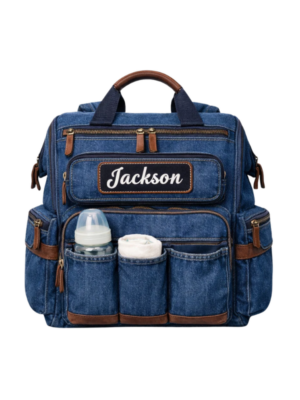 Bulk Denim Diaper Bags Stylish Everyday Baby Bags