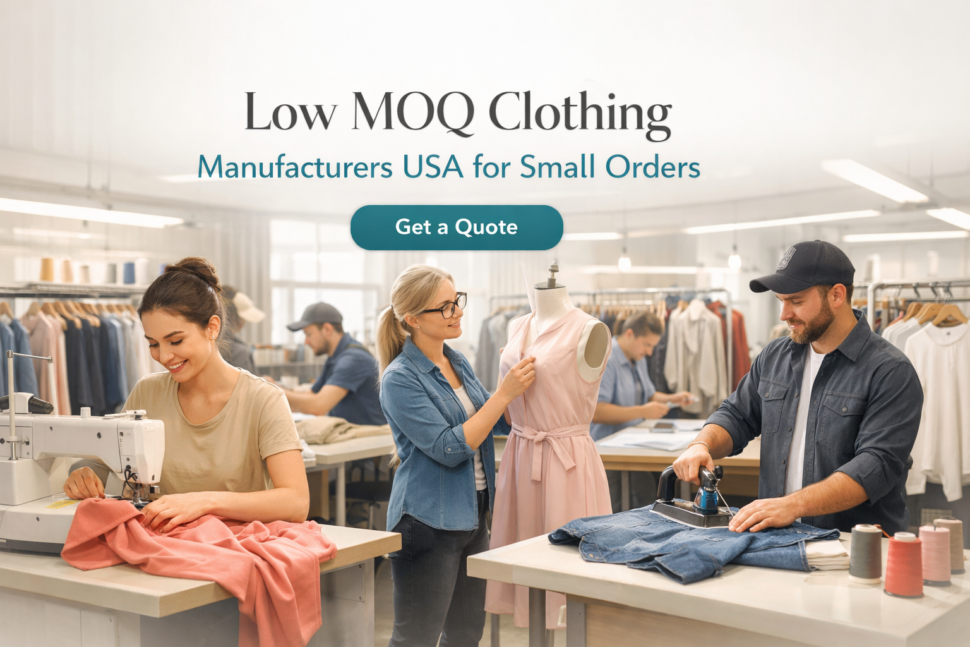 Low MOQ Clothing Manufacturer USA for Small Orders