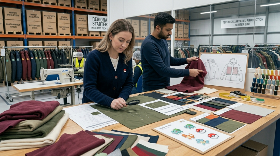 Spyder jacket manufacturer and sportswear production