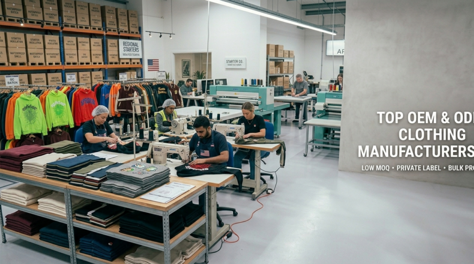 Top OEM ODM Clothing Manufacturers USA for Brands