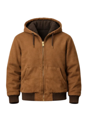 Wholesale Rugged Washed Duck Canvas Sherpa-Lined Active Jacket