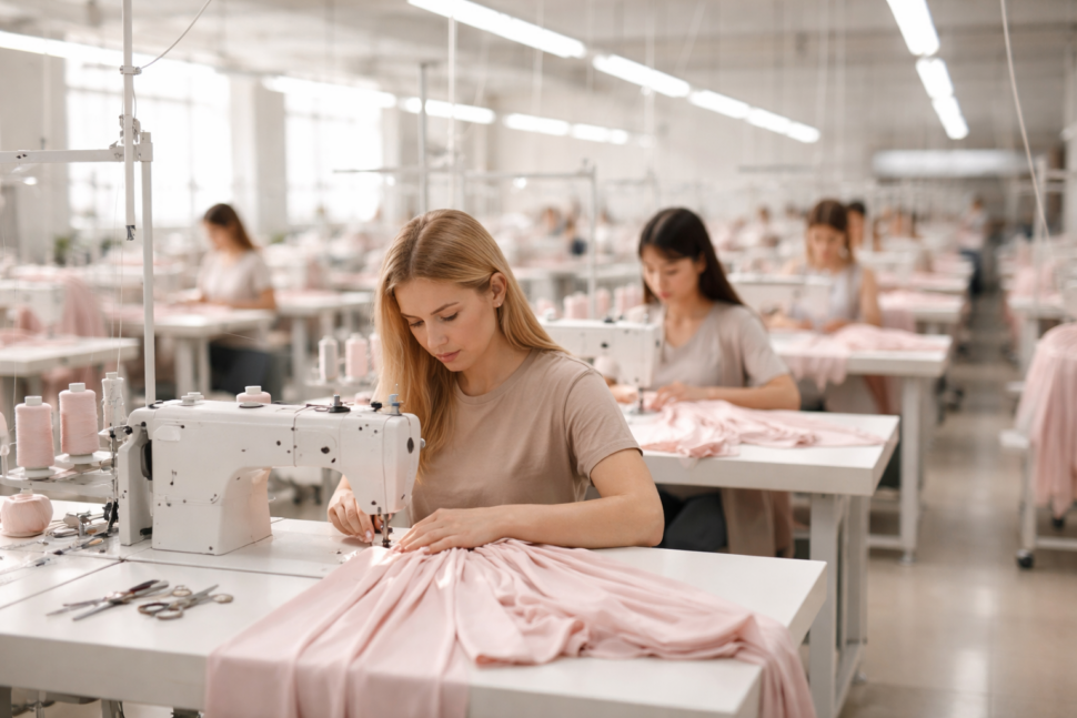 american clothing manufacturers dress production process high quality garments