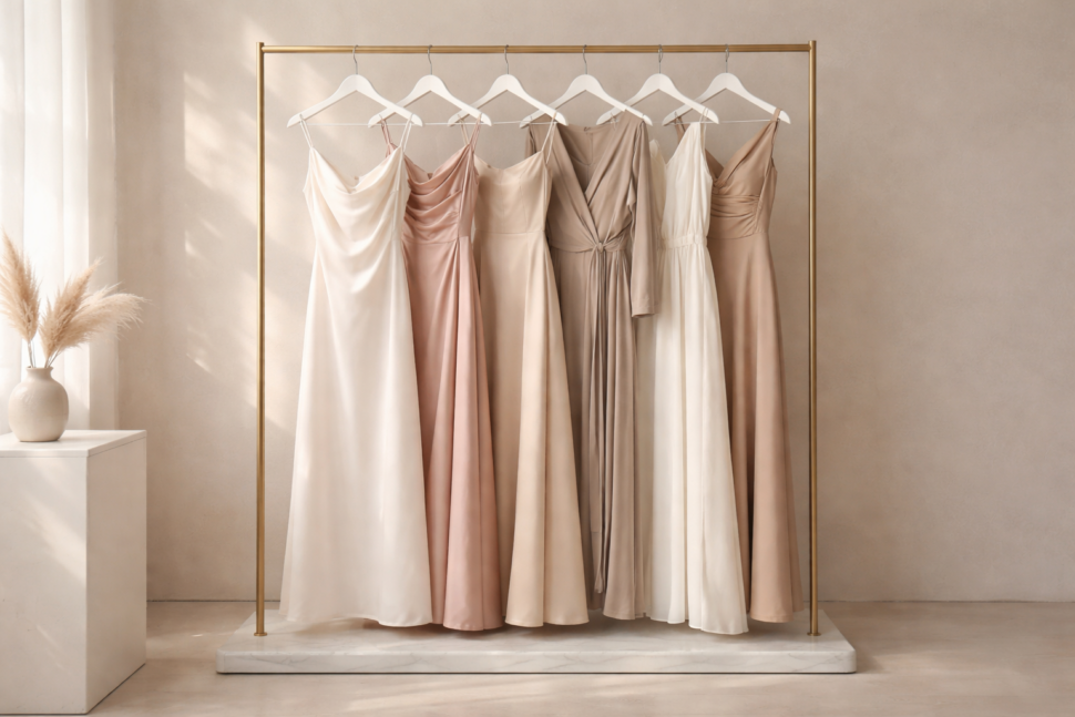 high quality american clothing brands dress collection display