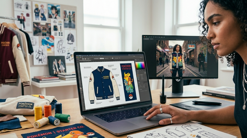 how to design custom pokemon starter jacket