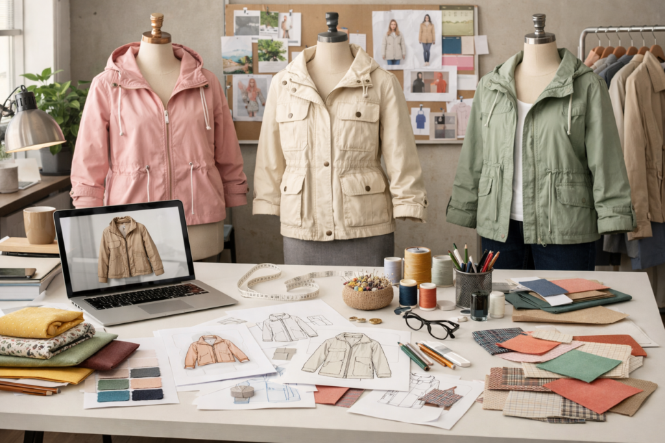 how to find apparel manufacturers for spring jacket production