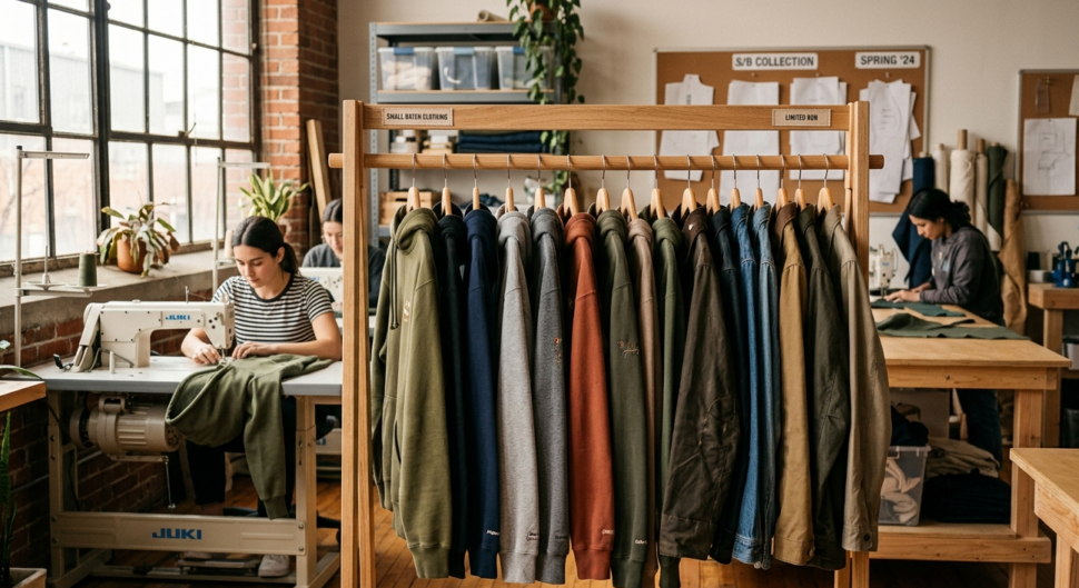 low MOQ clothing manufacturer usa small batch production for startups