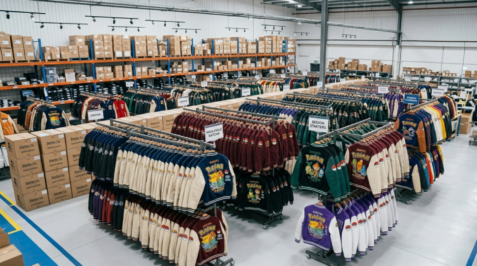 pokemon starter jacket bulk supplier inventory