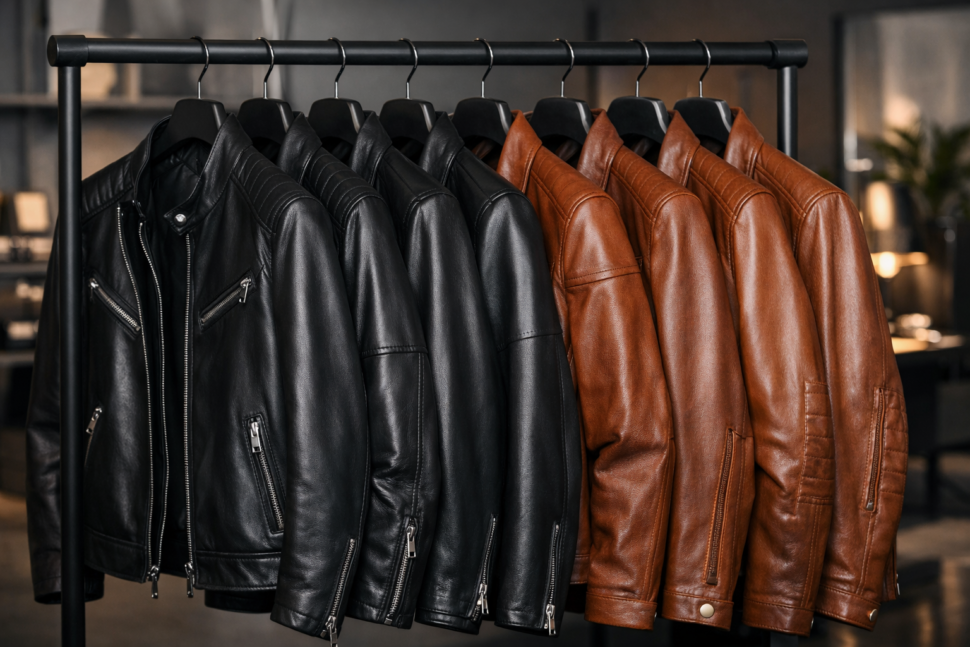 premium leather jackets collection by leather jacket manufacturers in USA for private label brands