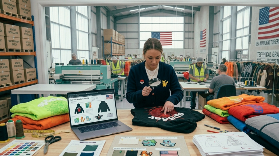 wholesale clothing manufacturers in usa producing hoodies jackets in bulk