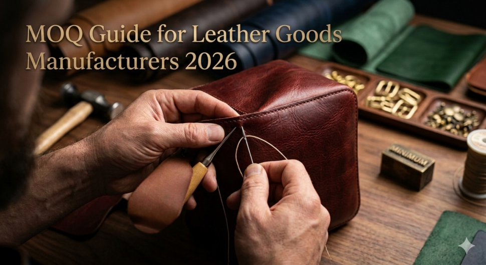 MOQ Guide for Leather Goods Manufacturers 2026