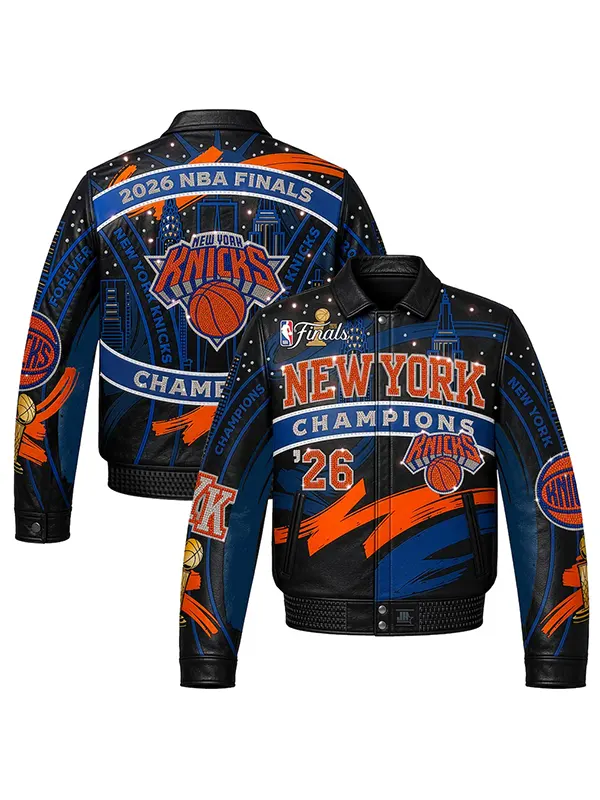 Wholesale NY Knicks NBA Finals champions jacket 2026