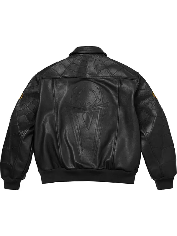 Wholesale Spider Man Bomber Leather Jacket