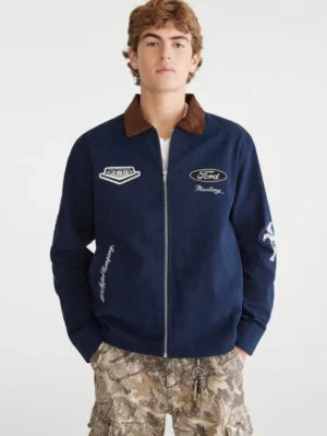 Wholesale Aeropostale Ford Motor Co Twill Jacket Blue