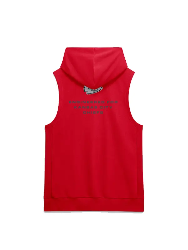 Wholesale Kansas City Chiefs N-F-L Sideline Sleeveless Training Dri Fit Royal Blue Hoodie