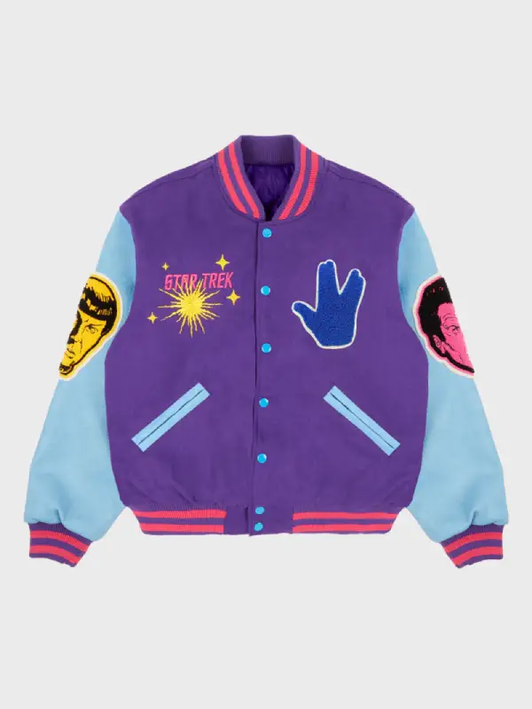 Wholesale Kid Cudi Star Trek Light Year Varsity Jacket