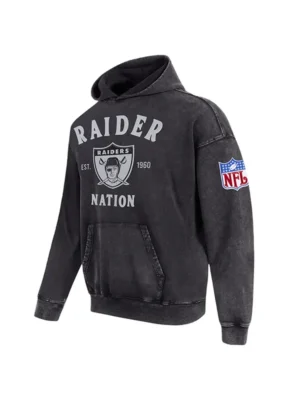 Wholesale Raider Nation First Team Enzyme Wash Hoodie